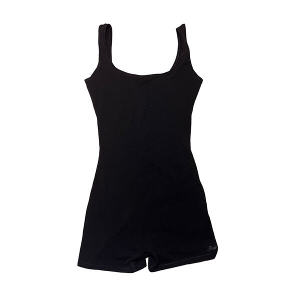 Victoria's Secret PINK Base Cotton Onesie Black Size XS - Picture 1 of 3